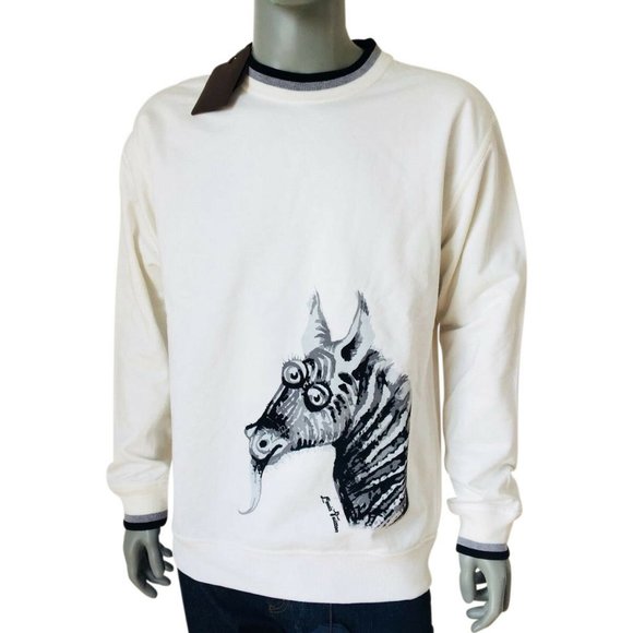 New Authentic Louis Vuitton Chapman Zebra Sweater - Picture 1 of 11